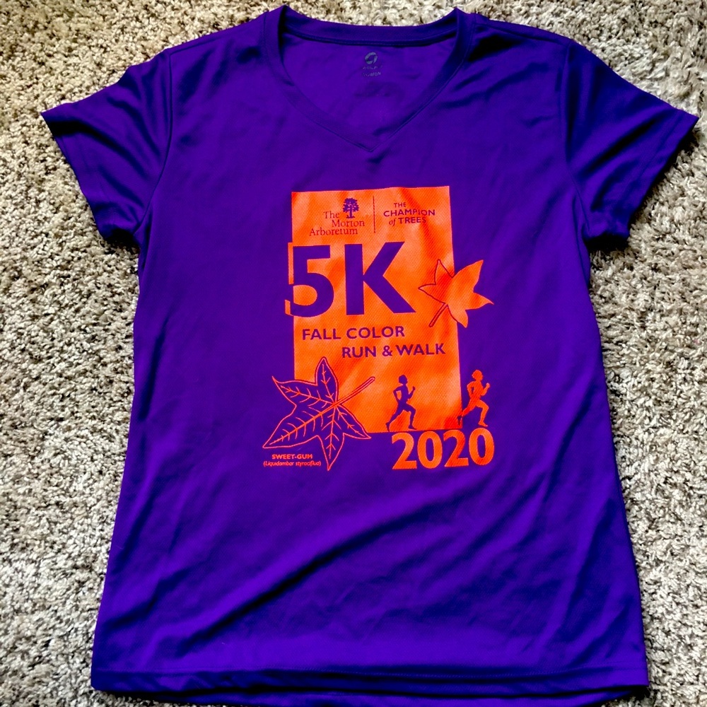 5K athletic race shirt